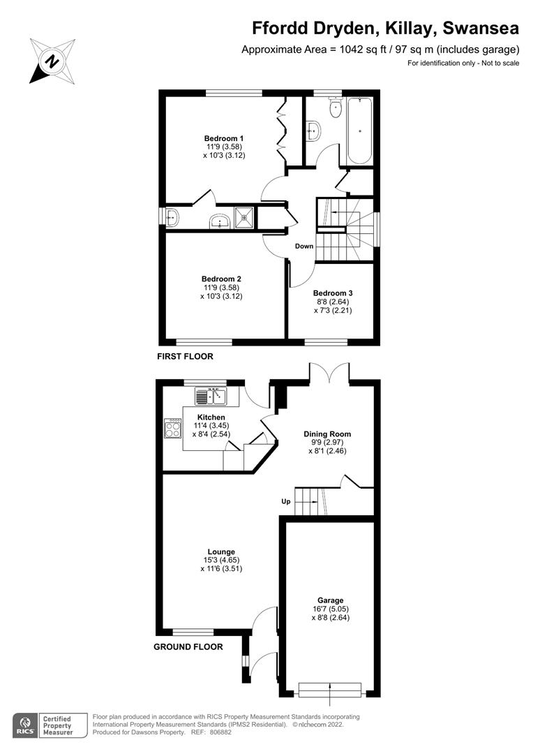 EPC for Ffordd Dryden, Killay, Swansea